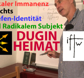 Alexander Dugin, Heidegger, Stirner,